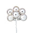 Glass Christmas Balls - Silver