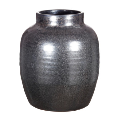 9.5" Vase - Black