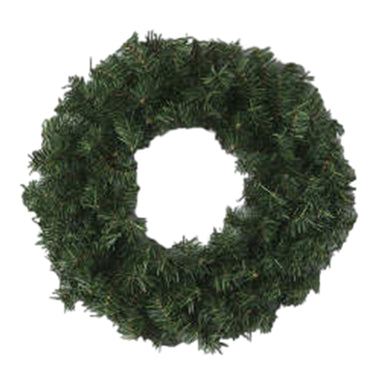 18" Vinyl Canadian Pine Wreath