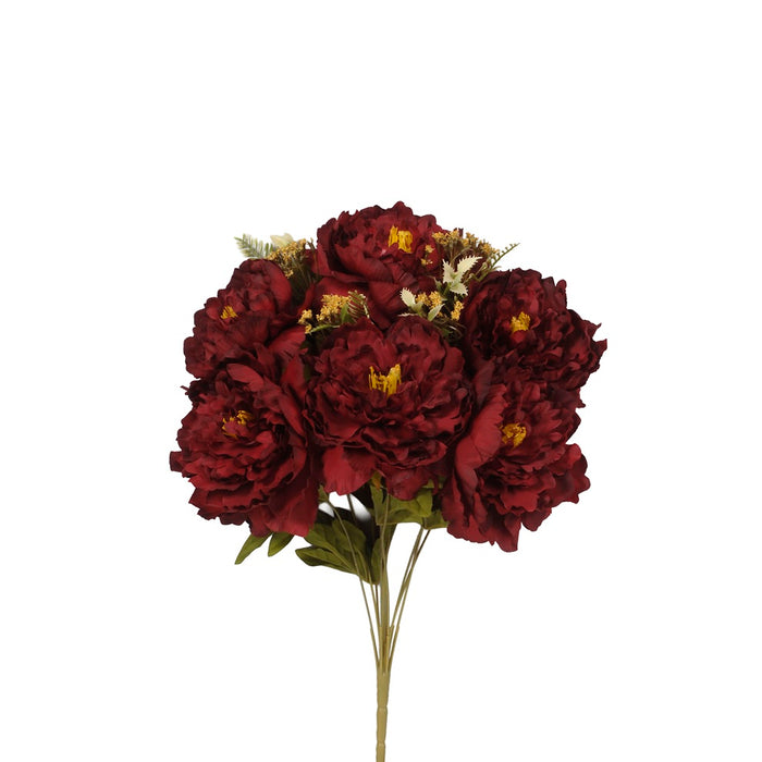 Peony Bush & Filler - Burgundy