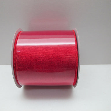 4 in Velvet Ribbon - Red