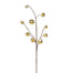 24 in Mixed Metal Jingle Bell Spray - Gold