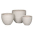 Fiber Clay Pot, Cream - Large