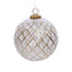 120 Mm Handcrafted Glass Ornaments - Gold/Clear