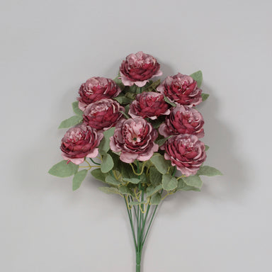 19" Polyester Ranunculus Bush - Plum