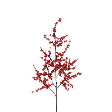 32" Ilex Berry Spray (Weather Resistant) - Red