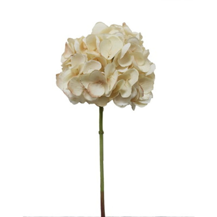 21 in Hydrangea Short Stem - Beige