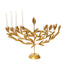 17.75" Uriah Menorah - Gold