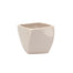 5.5" Dolomite Twisted Pot White