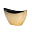 11 1/4 in Tall Boat Planter - Foil Gold
