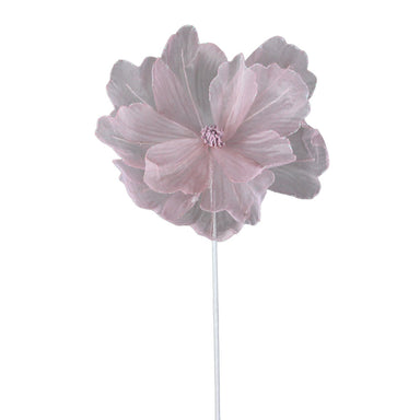 22 in Sheer Flower Stem - Pink