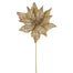 20 in Poinsettia Stem - Champagne