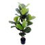 4 ft UV Real Touch Fiddle Leaf Fig Tree - Green