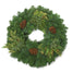 22" Mixed Green Wreath