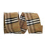 2 1/2 in Plaid Dupioni Burbank Tierra Wired Edge Ribbon - Brown
