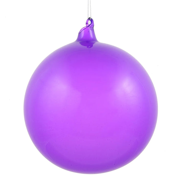 150Mm Bubblegum Glass Ball - Lavender