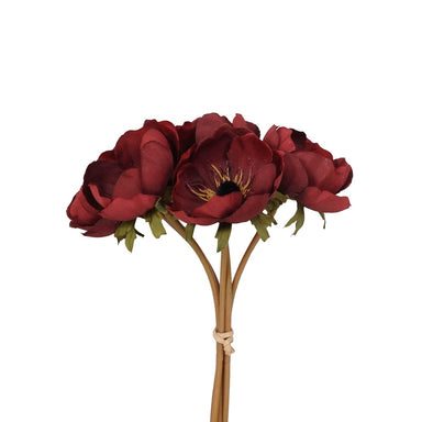 Small Anemone Bunch - Sangria