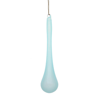 9" Bubblegum Teardrop Ornament - Turquoise