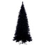 7.5' Black Flocked Fir Slim Tree