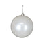 200 Mm Plastic Ball Ornament - White