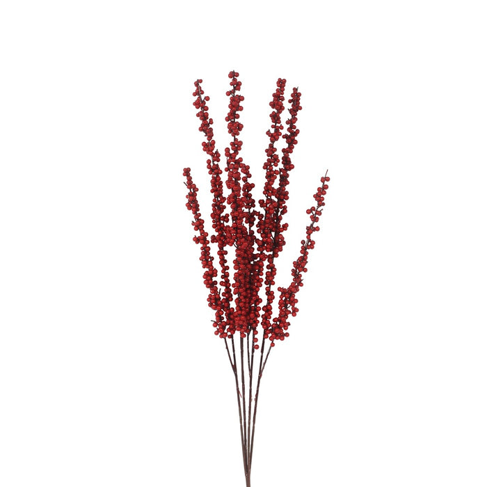 34 in Styro Spike Berry Bush - Red