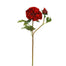 19.5 in Peony Open w/Bud - Christmas Red