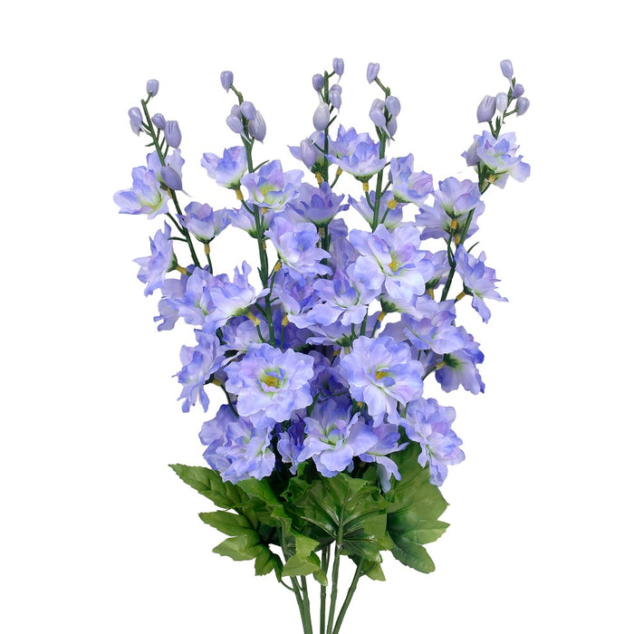 22" Polyester Delphinium Bush - Blue
