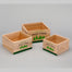 Square Wooden Planter w/"Pine Creek Tree Farm" - Small