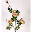 33" Austin Rose Spray X 4 - Pink/Green