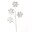 Iced Snowflake Glitter Spray 27''- Silver/Iced
