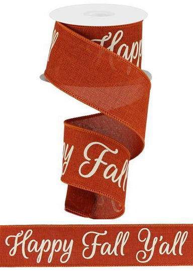 #40 "Happy Fall Y'all" Ribbon