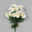 19"L Polyester Daisy Bush X 12 Cream
